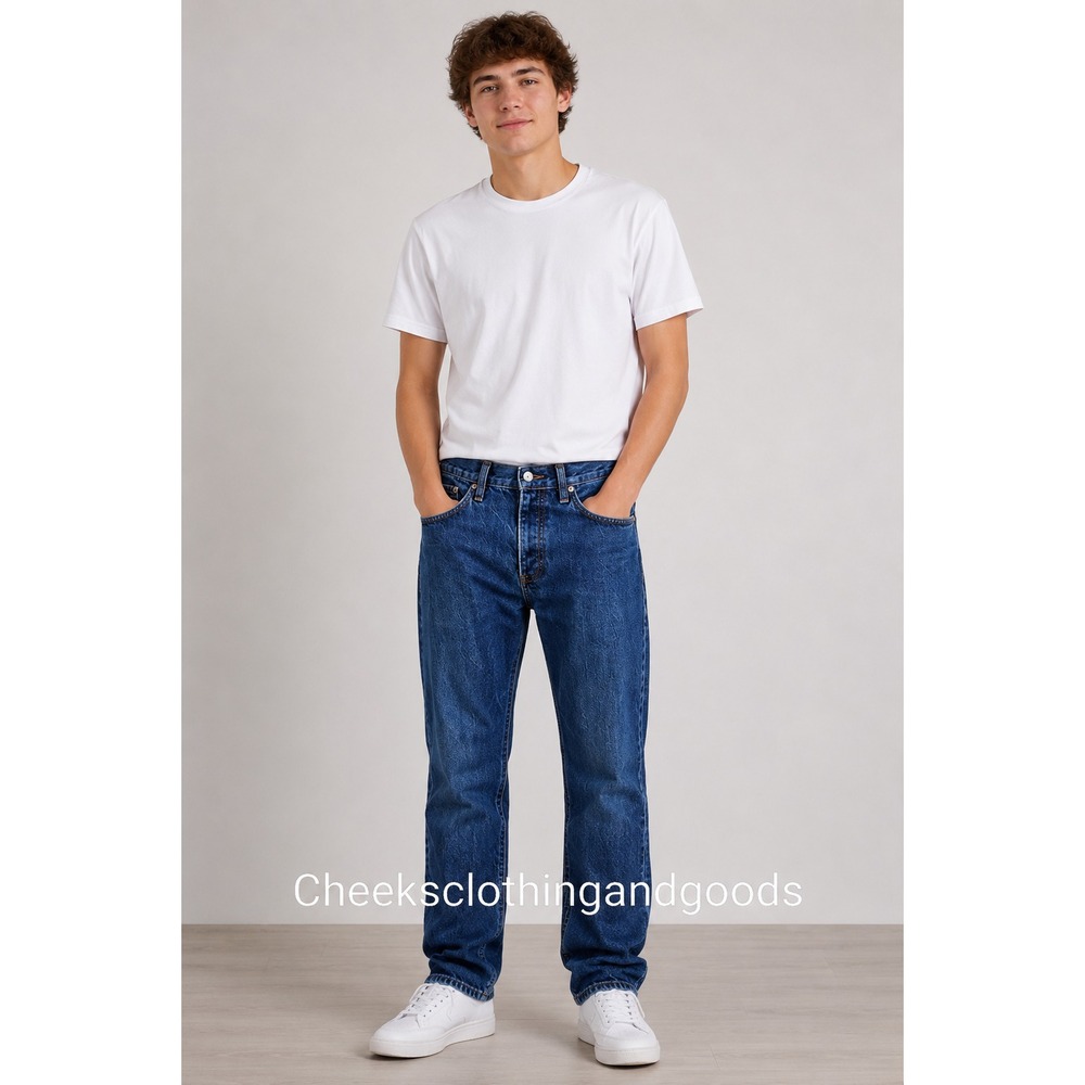 Gustin California Straight Raw Redline Selvedge‎ Jeans Mens 32x33 Button Fly